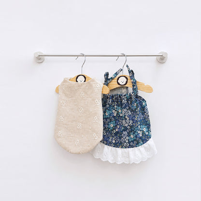 Pawlorful Linen Embroidery Vest