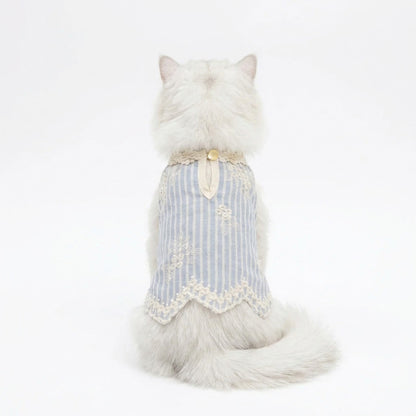 Pearl Embroidery Stripe