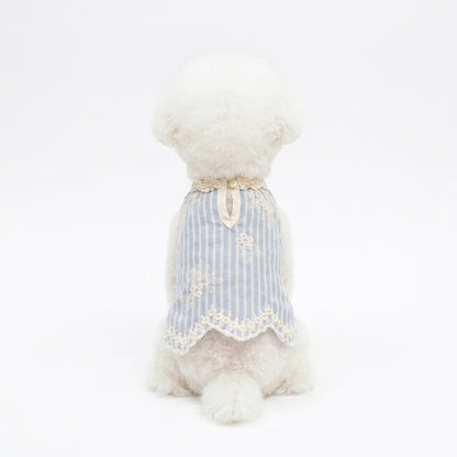 Pearl Embroidery Stripe