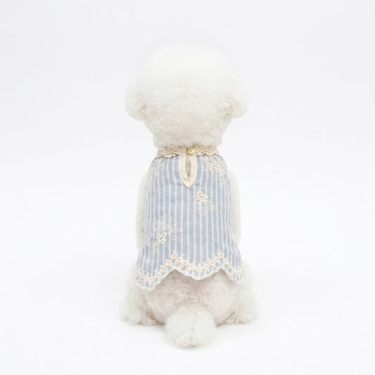 Pearl Embroidery Stripe