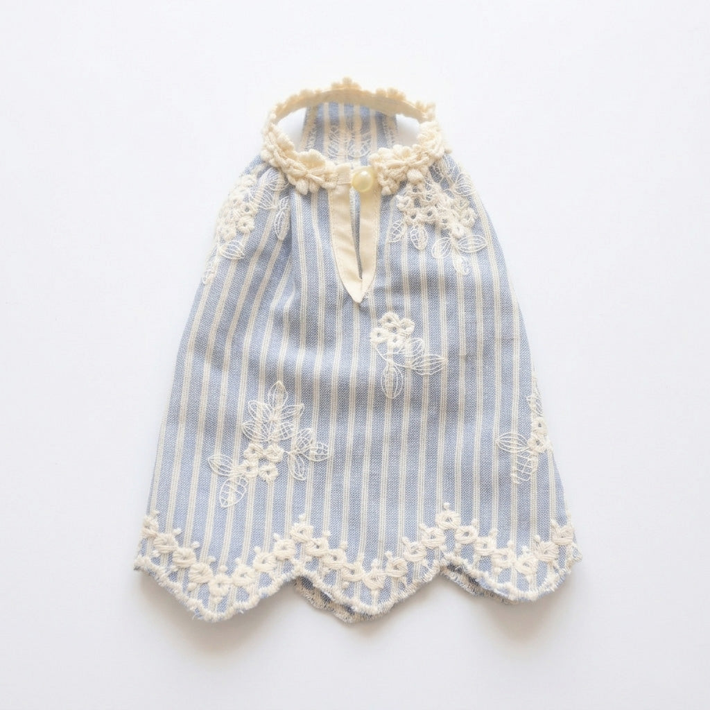 Pearl Embroidery Stripe