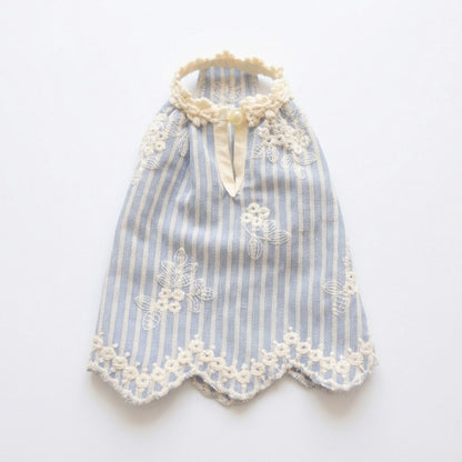 Pearl Embroidery Stripe