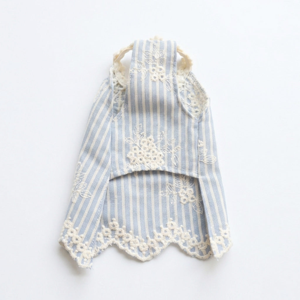 Pearl Embroidery Stripe