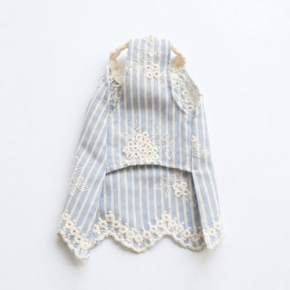 Pearl Embroidery Stripe