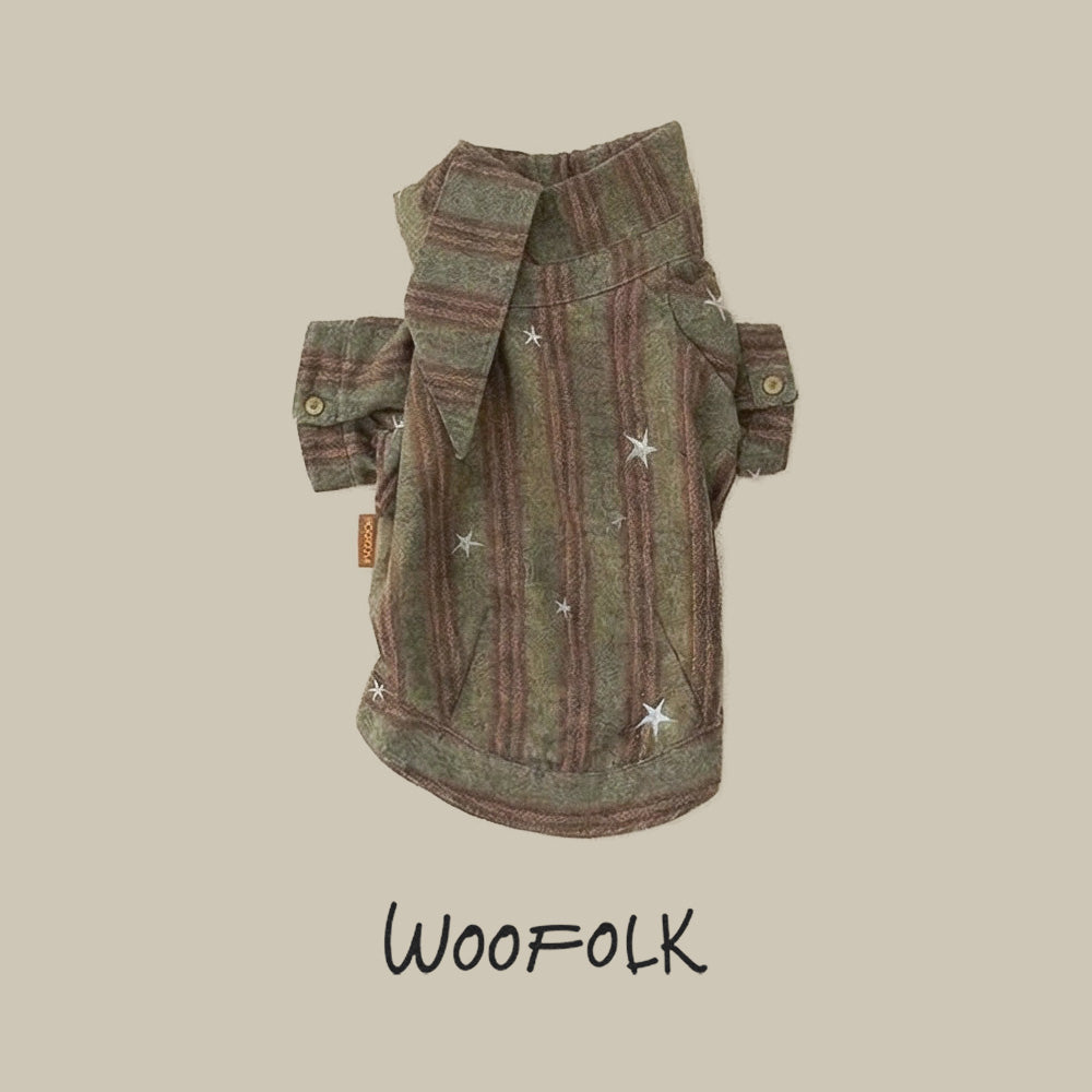 Woofolk Hug a Star Embroidered Shirt