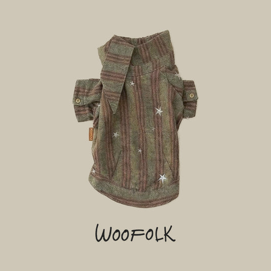 Woofolk Hug a Star Embroidered Shirt