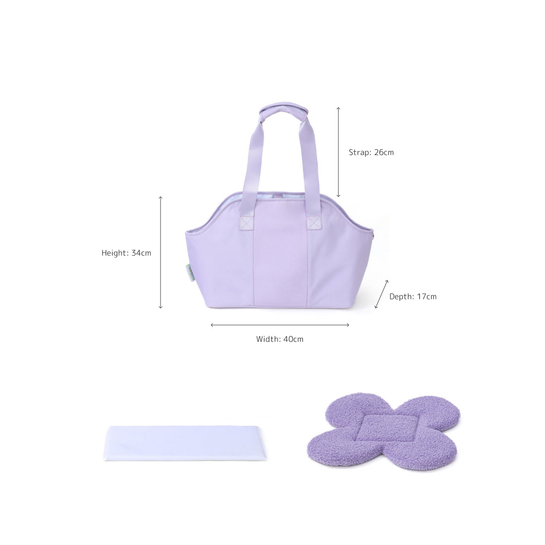 “the Bloomy” Dog Carrier