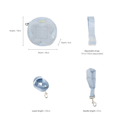 “the Bloomy” Multifunctional Fanny Bag Leash Set